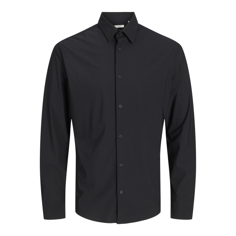 JACK & JONES Jprblaactive Stretch Shirt Langærmet Ps - Sort