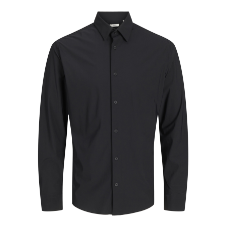 JACK & JONES Jprblaactive Stretch Shirt Langærmet Ps - Sort