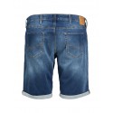JACK & JONES Plus Rick Stretch Shorts - Medium Blue Denim
