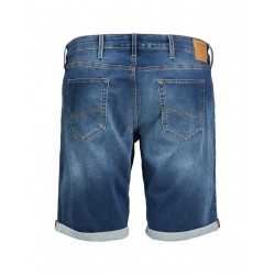 JACK & JONES Plus Rick Stretch Shorts - Medium Blue Denim