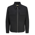 JACK & JONES Jprblurukortærmetel Wool Blend Jakke Pls - Sort