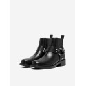 ONLY SHOES Onlbax-2 Pu Kort Biker Boot - Sort