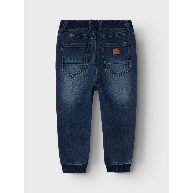 NAME IT Ben Baggy R Fleece Jeans 7330-An O - Dark Blue Denim
