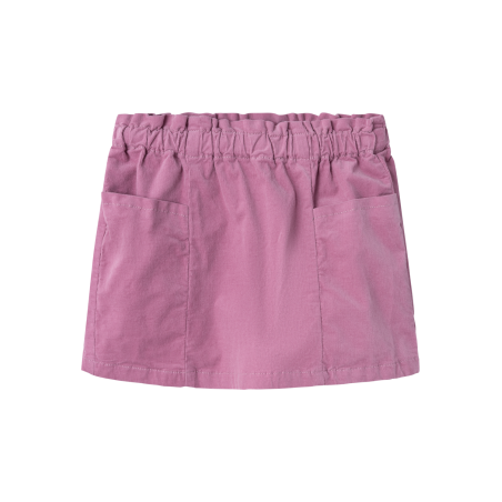NAME IT Sia Loose Kort Cord Skirt 1581-Yt O - Mauve Orchid