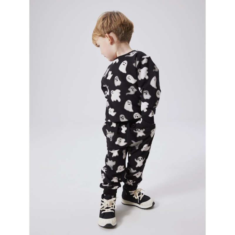 NAME IT Nmnowen Nreg Sweat Bukser Bru - Sort