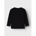 NAME IT Ottor Nreg Langærmet Top - Sort