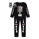 NAME IT Nmnoween Langærmet Top Set - Sort