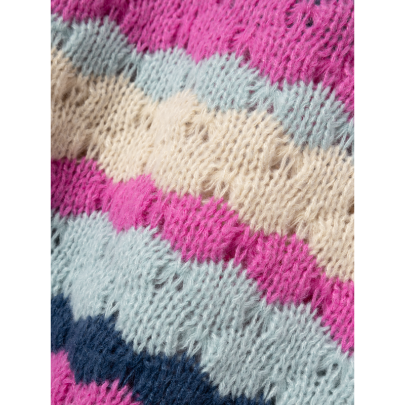 NAME IT Nkfnunna Langærmet Kort Knit - Phlox Pink