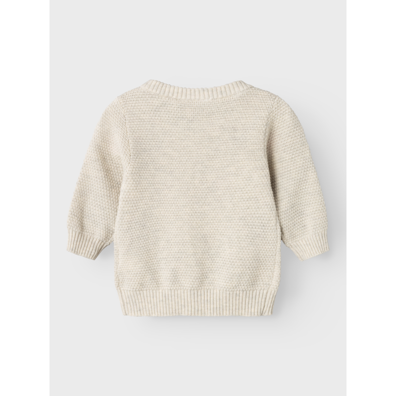 NAME IT Neheart Langærmet Knit Card - Peyote Melange