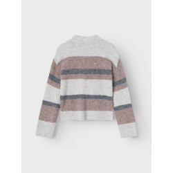 LMTD Nedgi Langærmet Kort Knit - Mocha Meringue