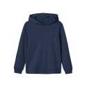 LMTD Nlnnizu Langærmet Bru Sweat W. Hood - Navy Blazer