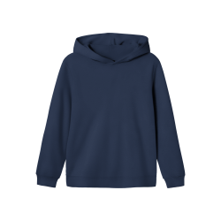 LMTD Nlnnizu Langærmet Bru Sweat W. Hood - Navy Blazer