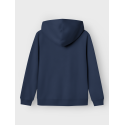LMTD Nlnnizu Langærmet Bru Sweat W. Hood - Navy Blazer