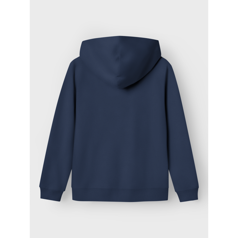 LMTD Nlnnizu Langærmet Bru Sweat W. Hood - Navy Blazer
