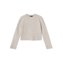 LMTD Lodet Langærmet Kort Rib Knit - Peyote