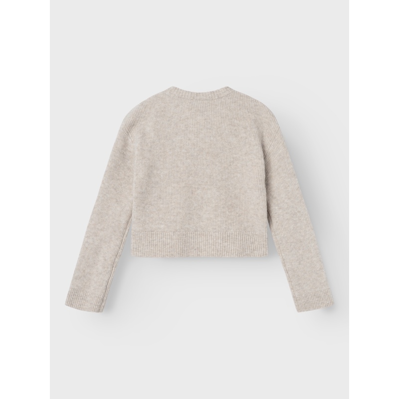 LMTD Lodet Langærmet Kort Rib Knit - Peyote