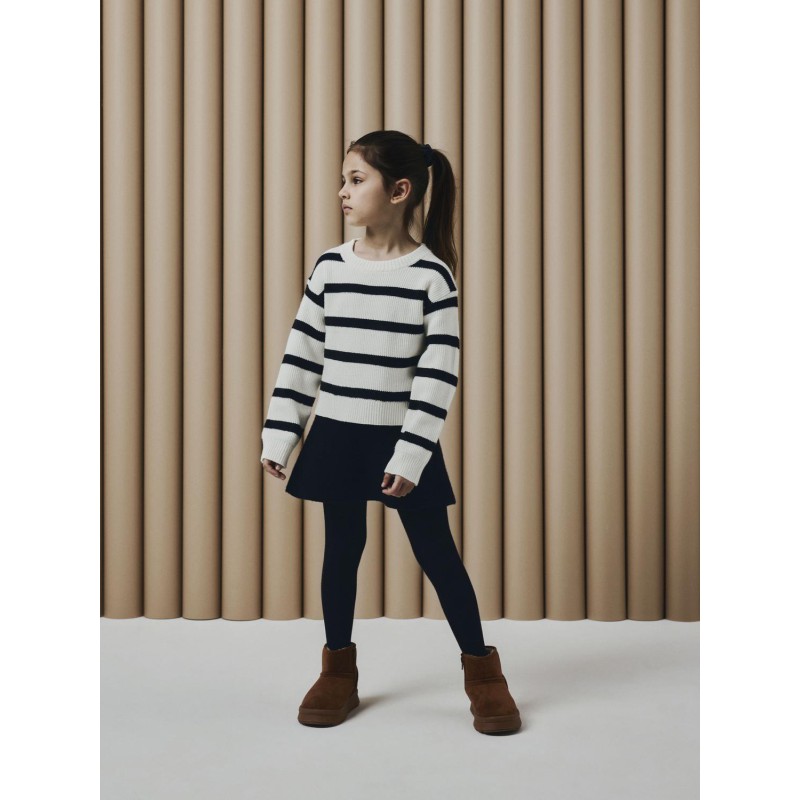 NAME IT Nkfnilla Langærmet Kort Knit - Jet Stream