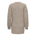JDY Zoey Strik Cardigan - Chateau Gray
