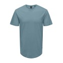 ONLY & SONS Onsmatt Langy Kortærmet Tee - Smoke Blue