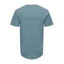 ONLY & SONS Onsmatt Langy Kortærmet Tee - Smoke Blue