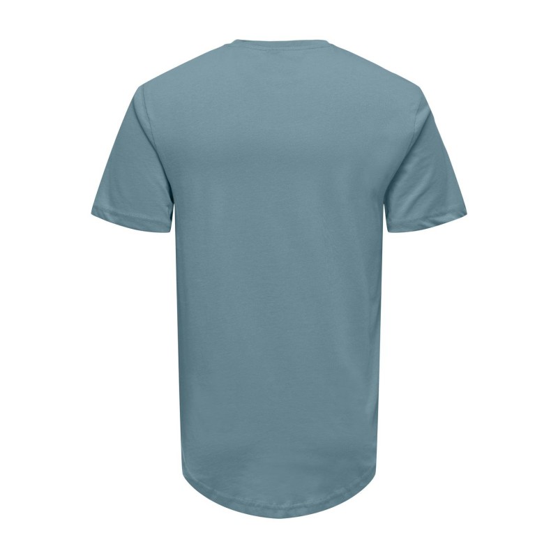 ONLY & SONS Onsmatt Langy Kortærmet Tee - Smoke Blue