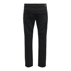 ONLY & SONS Onsweft Regular Black 8638 Mat Denim - Sort Denim