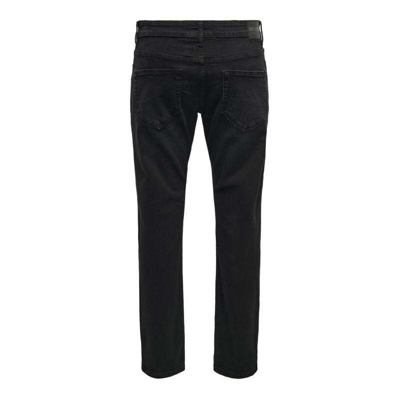 ONLY & SONS Onsweft Regular Black 8638 Mat Denim - Sort Denim