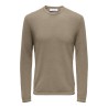 ONLY & SONS Felix srev neck strik - Desert Taupe