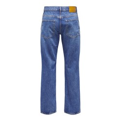 ONLY & SONS Onsedge Straight Bromo 0017 Dot Denim - Special Bright Blue Denim