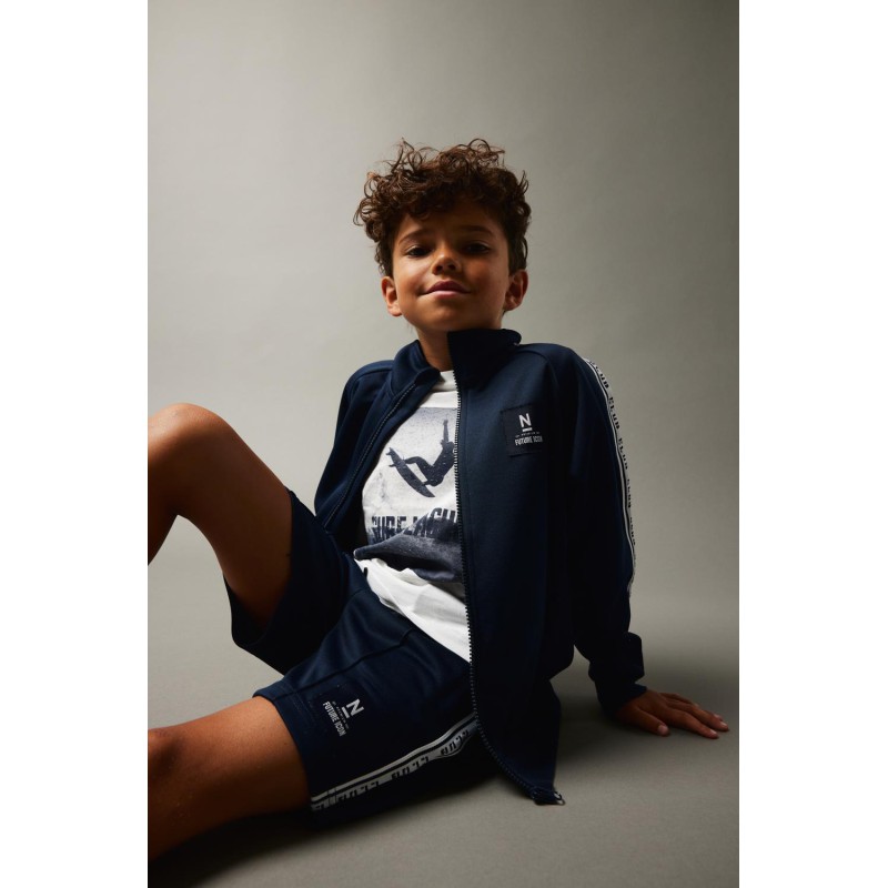 NAME IT Nkmjakka Langærmet Sweat Card Unb - Dark Sapphire