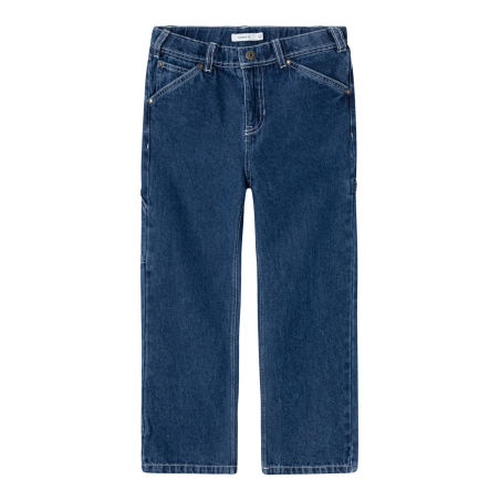 NAME IT Nkmryan Straight Jeans 4525-Im L - Dark Blue Denim