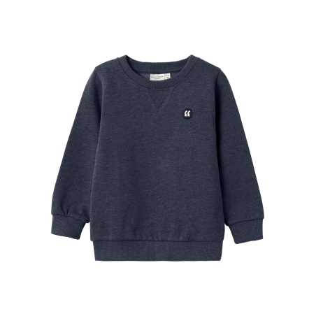 NAME IT Vimo Langærmet Sweat Bru - Dark Sapphire