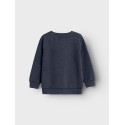 NAME IT Vimo Langærmet Sweat Bru - Dark Sapphire