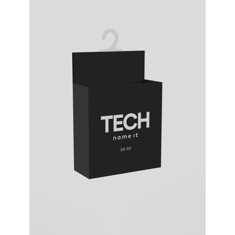 NAME IT Nknsmooth Ski Sock Fo - Grey Melange