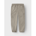 NAME IT Nkfbella Højtaljede Para Twi Bukser 8463-Tf - Elephant Skin