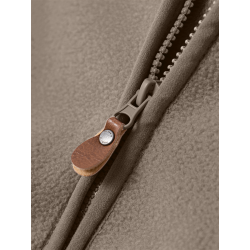 NAME IT Meeko Fleece Jakke - Desert Taupe