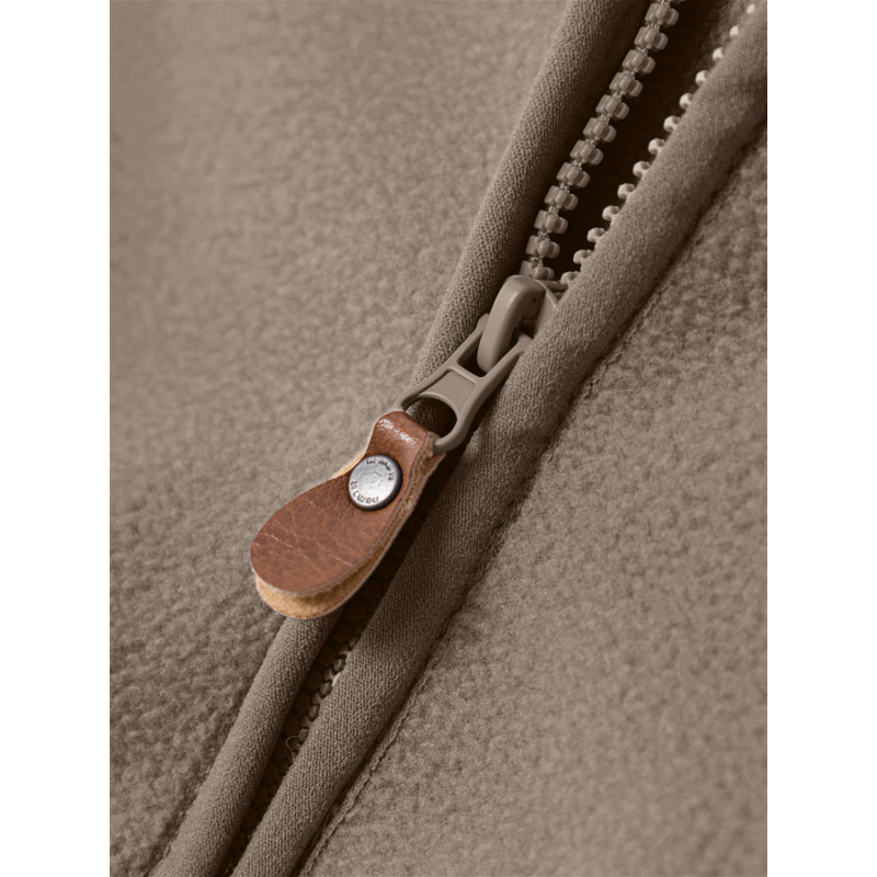 NAME IT Meeko Fleece Jakke - Desert Taupe