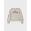 NAME IT Nkfkilouie Langærmet Kort Knit - Peyote Melange