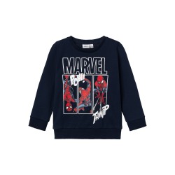 NAME IT MINI Jessie Spiderman Sweatshirt - Dark Sapphire