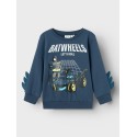 NAME IT MINI Juice Batwheels Sweatshirt - Dark Denim