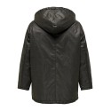 ONLY CARMAKOMA Mountain Hood Washed Jakke Otw - Peat