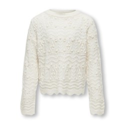 KIDS ONLY Genova Langærmet O-Neck Structure Knt - Birch