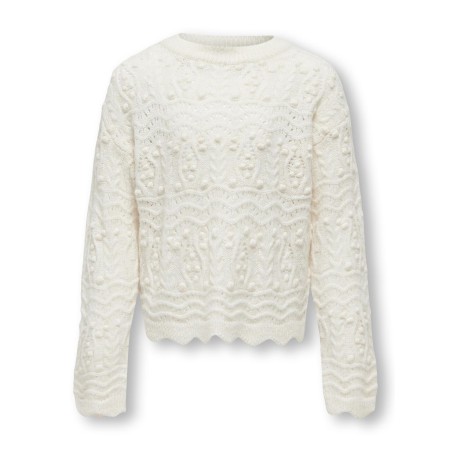 KIDS ONLY Genova Langærmet O-Neck Structure Knt - Birch