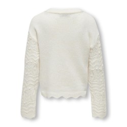 KIDS ONLY Genova Langærmet O-Neck Structure Knt - Birch