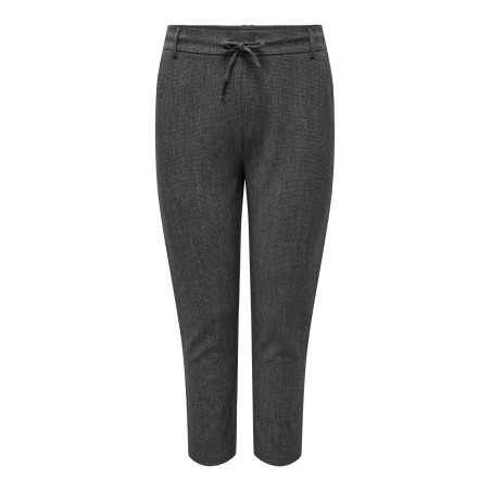 ONLY CARMAKOMA Goldtrash-Elise Easy Melan Bukser - Dark Grey Melange
