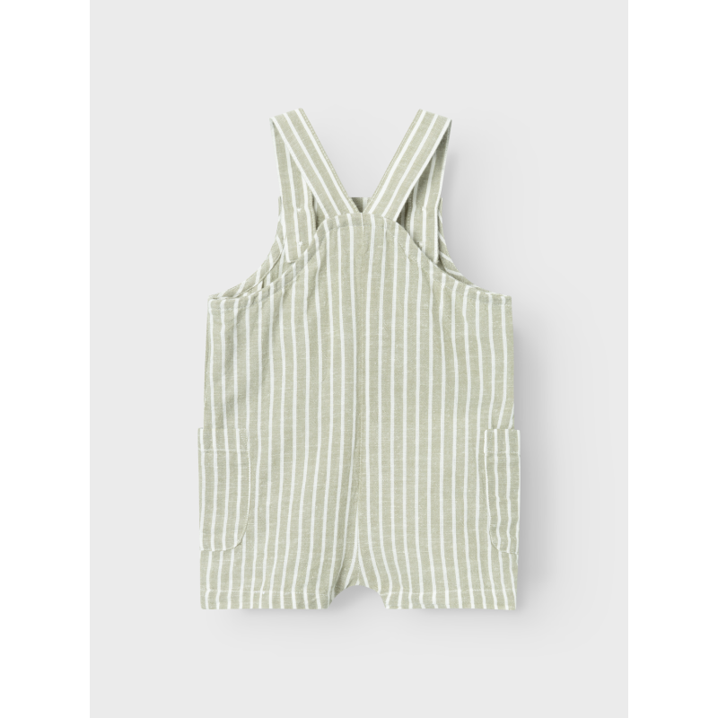 NAME IT Hilom Kort Overall - Oil Green