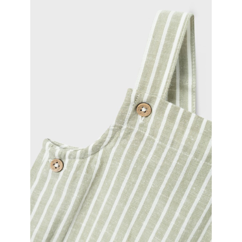 NAME IT Hilom Kort Overall - Oil Green