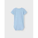 NAME IT Jus Kortærmet Body - Chambray Blue