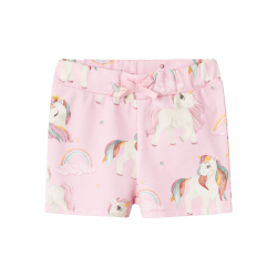 NAME IT Harumi Sweat Korts Unb - Parfait Pink