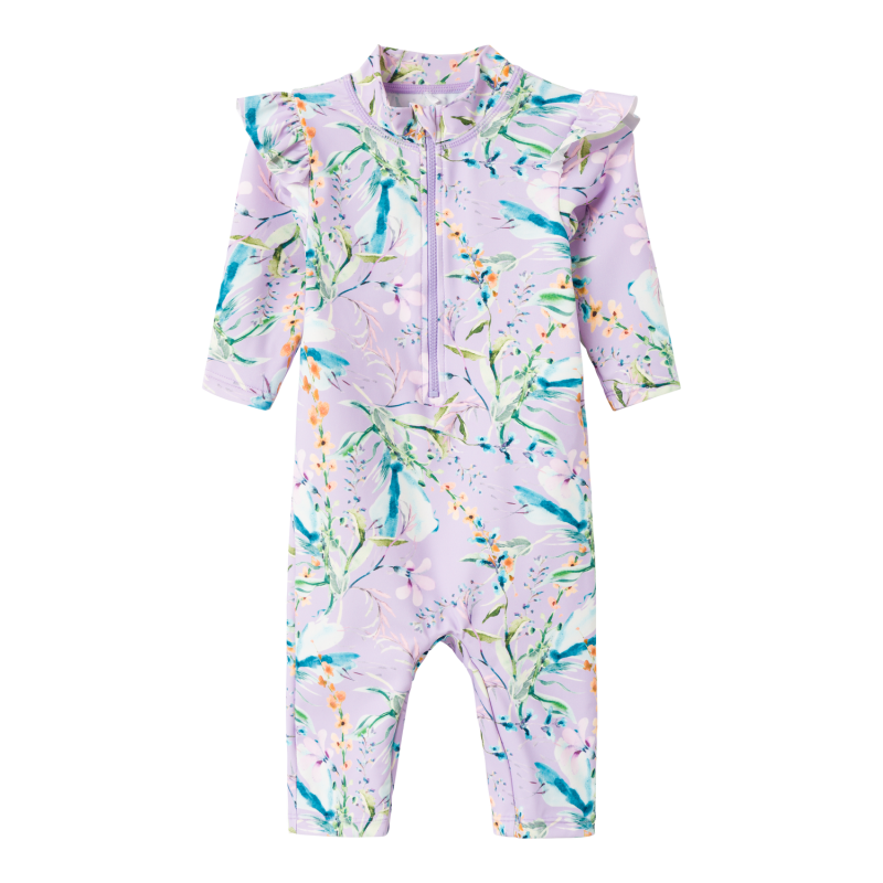 NAME IT Zila 3/4 Uv Swimsuit - Orchid Petal